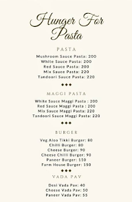 Hunger For Pasta menu 2