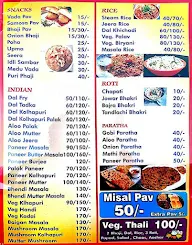 Shivneri Misal House menu 1