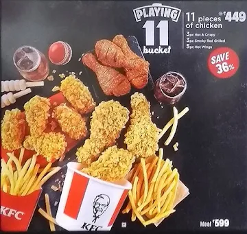 KFC menu 