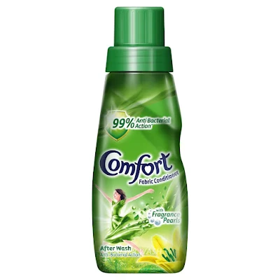 Comfort After Wash Anti Bacterial Fabric Conditioner (Fabric Softener) - For Softness, Shine And Long Lasting Freshness - 220 ml