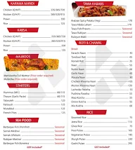 Karama Restaurant menu 1