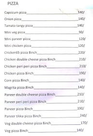 Baker's Land menu 2