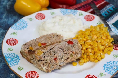 Healthy Southwestern Turkey Meatloaf