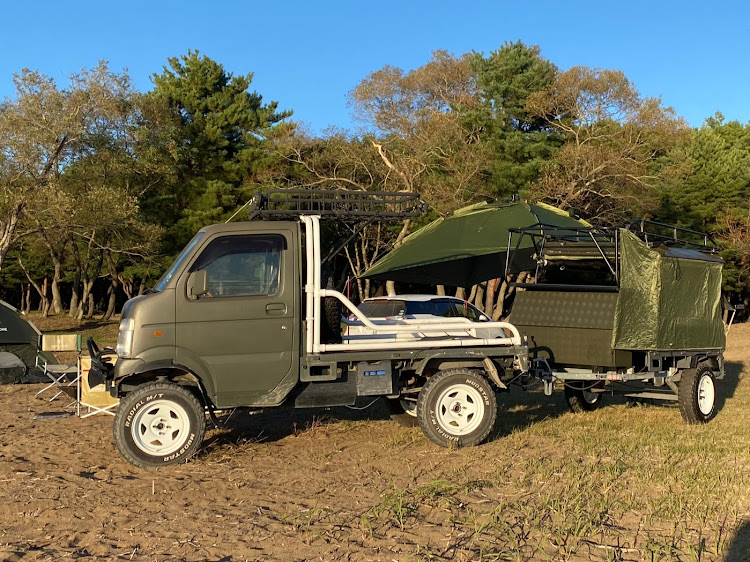 CARRY 4WDのいつもイイね＆コメントありがとうございます😆・軽トラ好きと繋がりたい・キャンプ好きな人と繋がりたい・DIY・キャンプデビューに関するカスタム事例の投稿画像3枚目