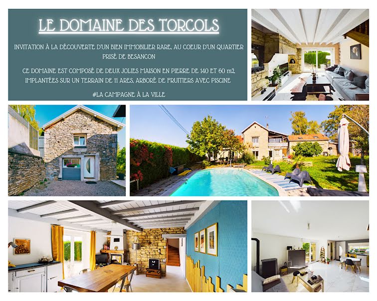 Vente villa 10 pièces 200 m² à Besançon (25000), 599 000 €