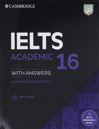 Cambridge IELTS Academic 16 practice book cover