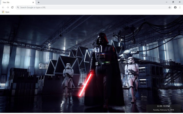 Star Wars Battlefront II New Tab Theme