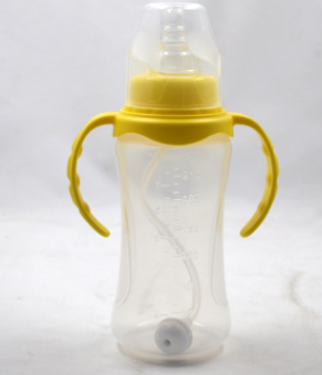 Title 5, 240ml Baby Bottle for comfortable feeding. Ergo...