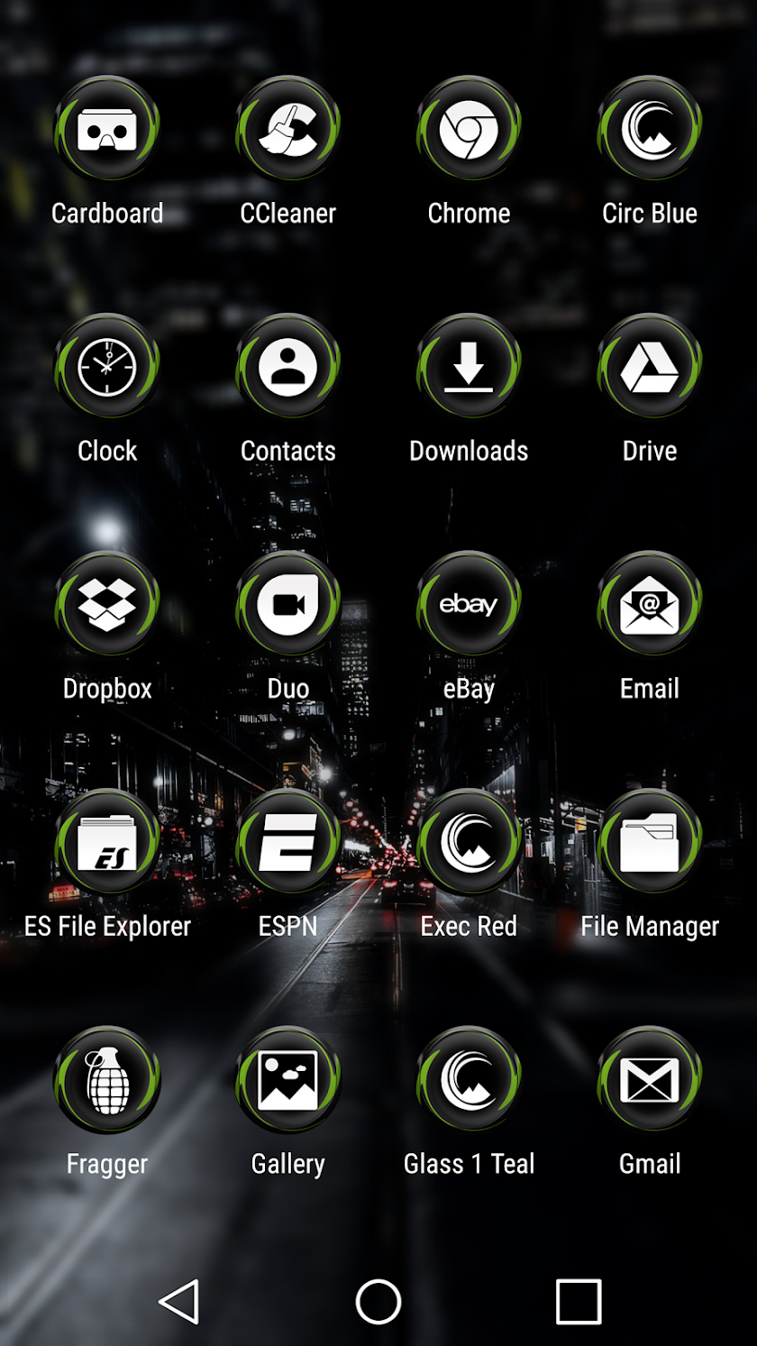 Heavy Green Icon Pack Screen 3