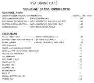 Divine Cafe menu 2