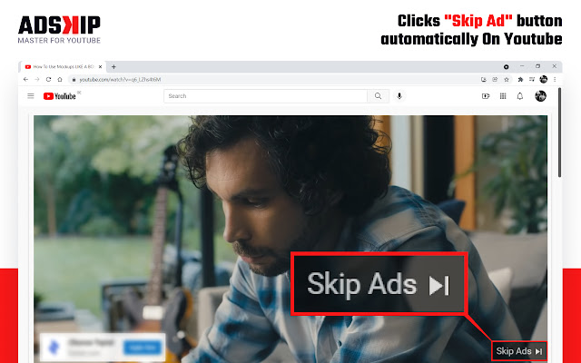 Ad Skip Master for Youtube chrome extension