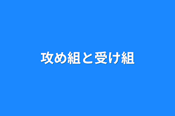 攻め組と受け組