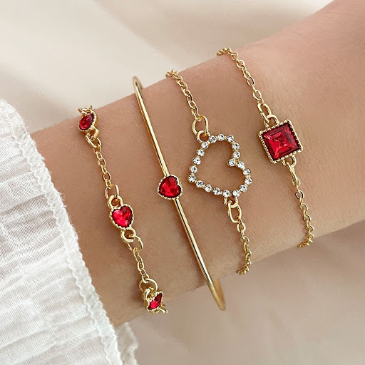 Title 2, Light Luxury Square Gem Bracelet for Women, Ful...