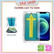 Kính Cường Lực Full Màn Iphone Blue Arrow Tự Động Dán [Tự.dán]