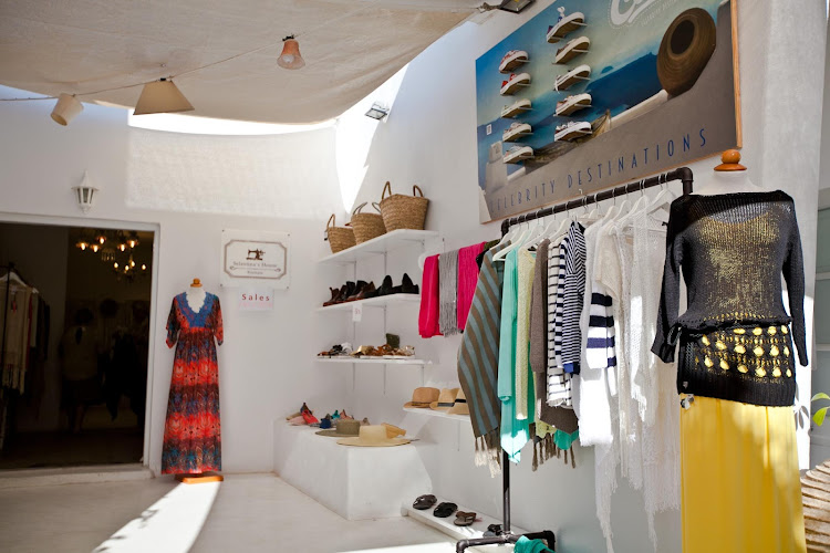 Selestina's House, a boutique shop in Oia, Santorini. 