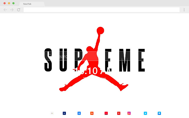 supreme 新标签页 高清壁纸 流行品牌 主题