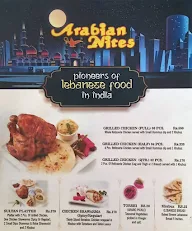 Arabian Nites menu 3