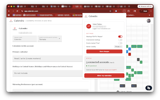 Calendrz screenshot 1