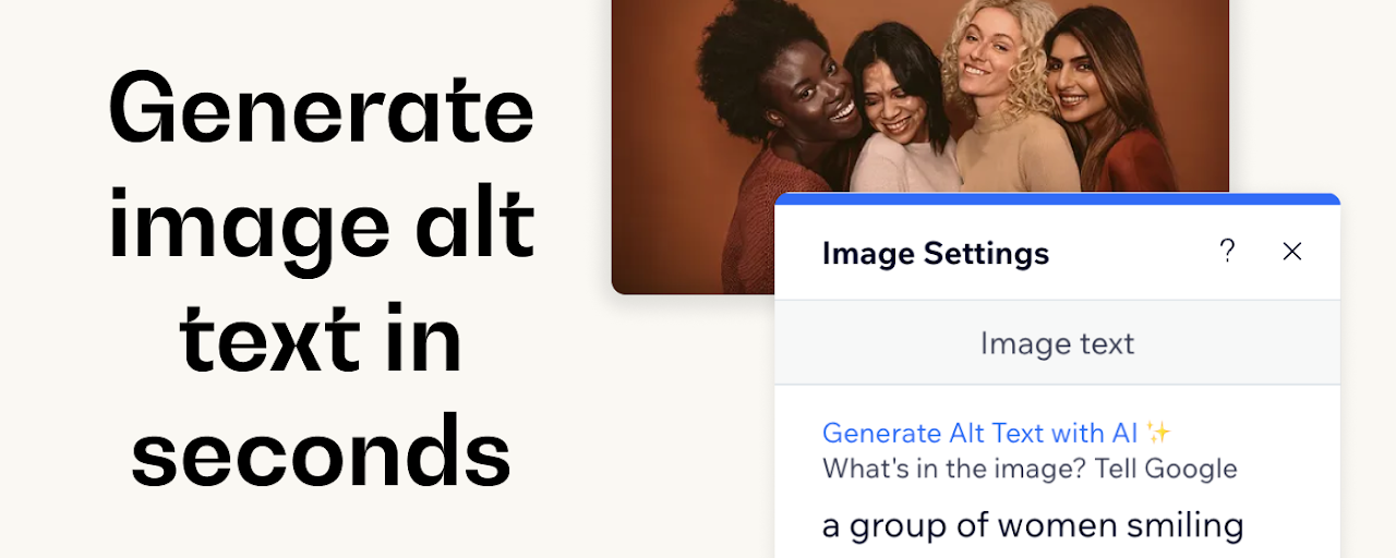 AI Alt Text for Wix Preview image 1