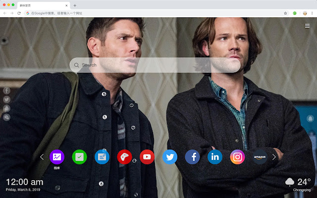 Supernatural New Tab Theme HD