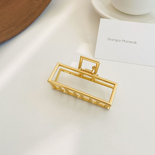 Title 3, Korean Chic Minimalist Style Geometric Metal Cl...