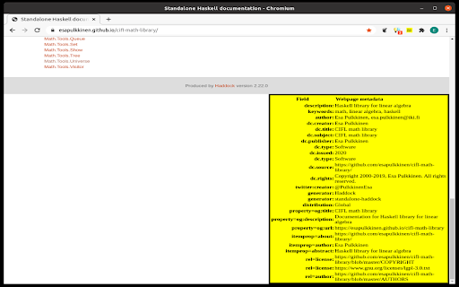 Metadata plugin