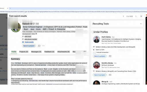 SourcerX — AI candidate matching screenshot 3