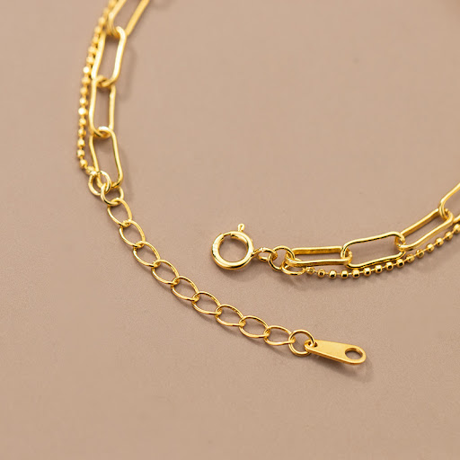Title 3, Double Layer Oval Interlocking Geometric Hand J...