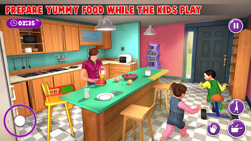 Virtual Mother New Baby Twins Family Simulator