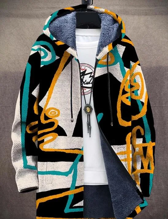 Nuevo Abrigo de Lana Chenilla con Solapa para Hombre Primavera, Elegancia y Calidez, Ideal para un Look Sofisticado y Confortable.