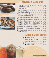 Chetty's Corner menu 4