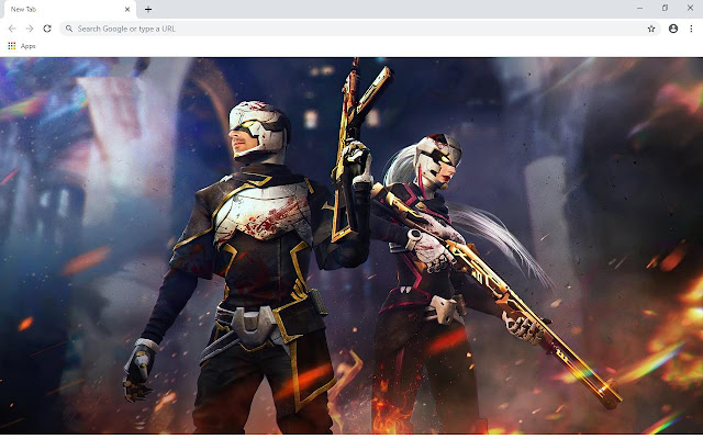 Garena Free Fire Wallpapers and New Tab