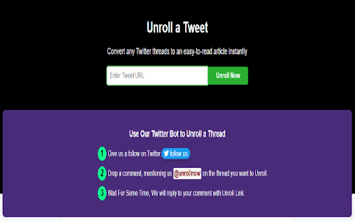 Unollnow - Unroll Twitter/x Threads