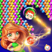 Mom Baby Rescue Bubble Shooting Game  Icon