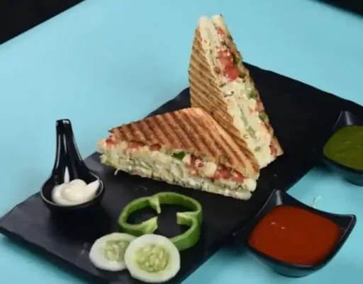 Paneer Tikka Cheese Grilled Sandwrch