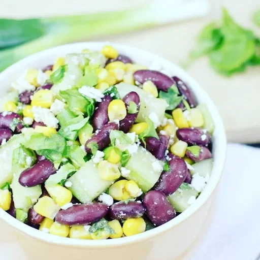 Rainbow Corn And Black Bean Salad