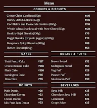 The Big Brown Bag menu 1