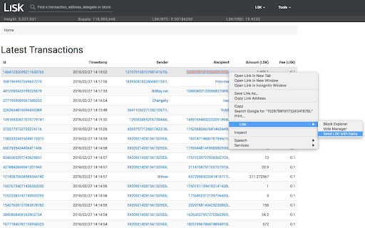 Lisk.support Utility Tool