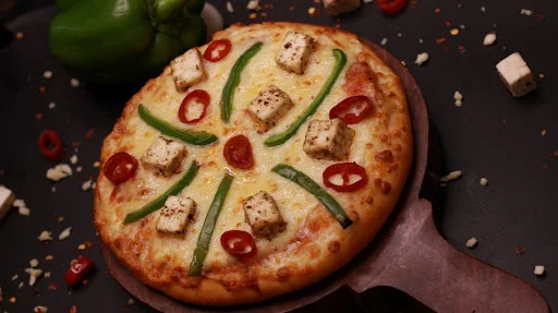 Capsicum, Paneer & Red Paprika Pizza