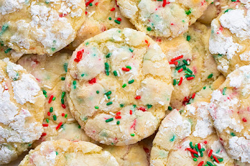 Christmas Ooey Gooey Butter Cookies