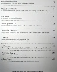 Laidback Cafe menu 1