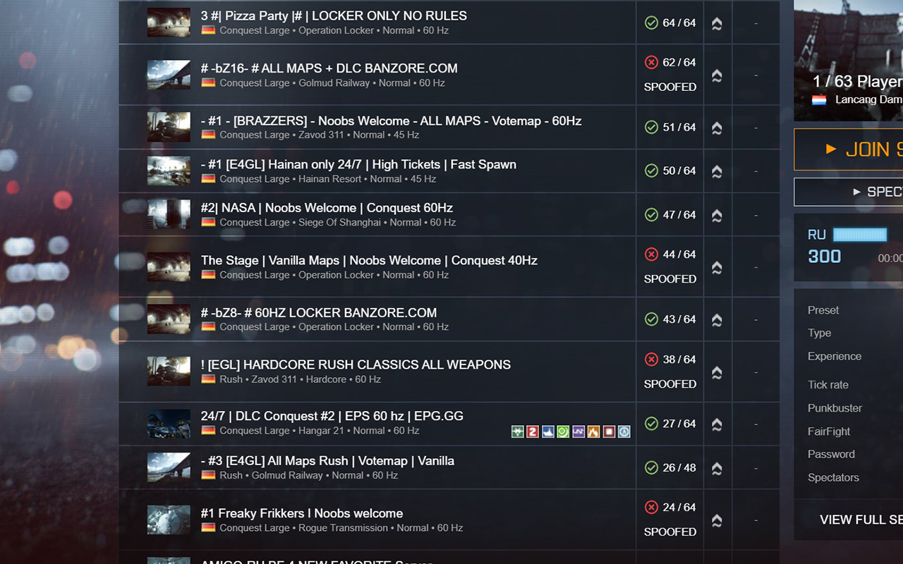 Battlelog BF4 Player Count Checker Preview image 2