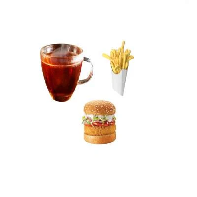 Sulemani Chai (Sulemani Chai + Veg Burger + French Fries)