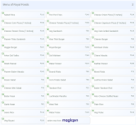 Royal Foods menu 2