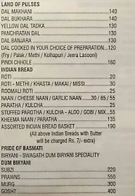 Hotel Priyadarshini Fine And Dine menu 2