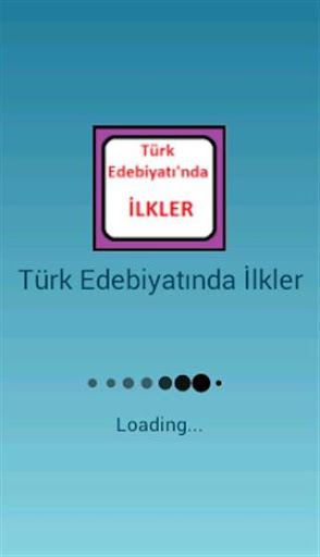 Türk Edebiyatında İlkler