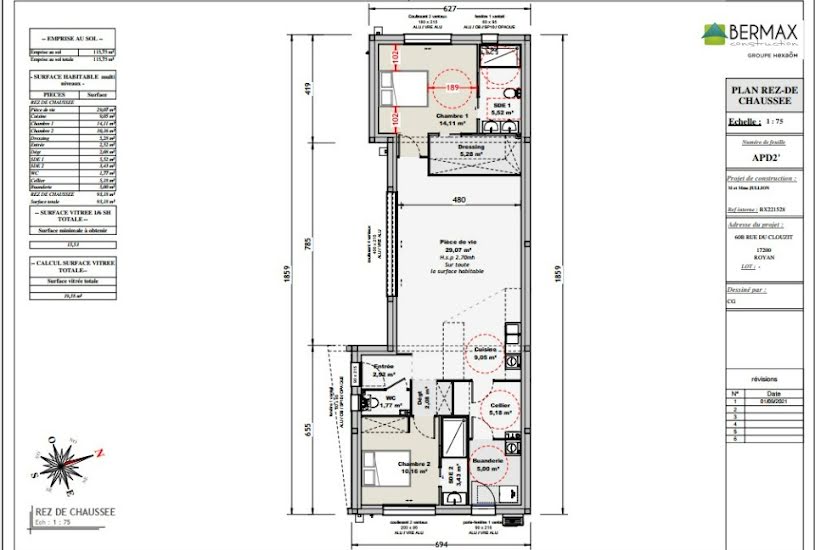  Vente Terrain + Maison - Terrain : 700m² - Maison : 90m² à Coulgens (16560) 