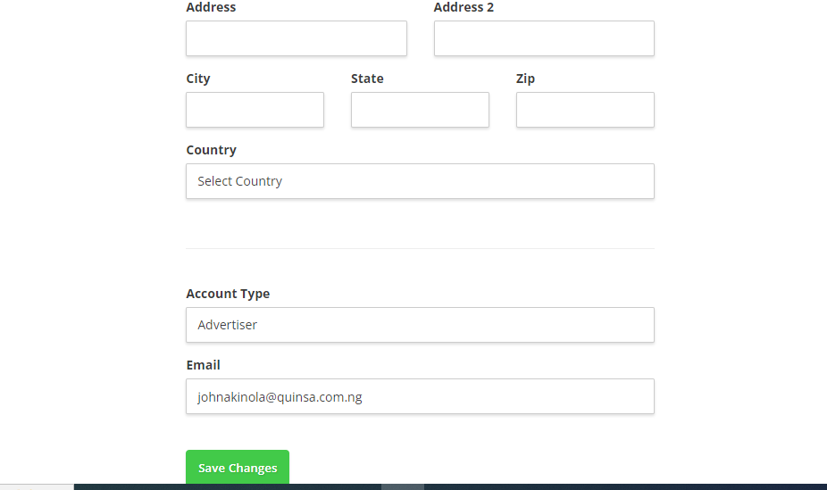 Account Settings