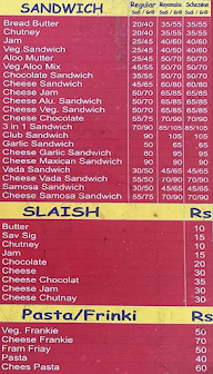 Sai Krupa Vadapav menu 2