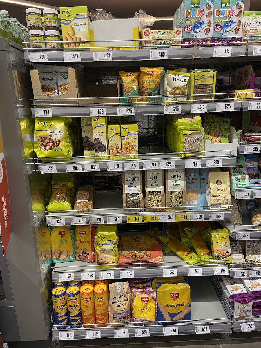 Gluten-Free at SPAR szupermarket